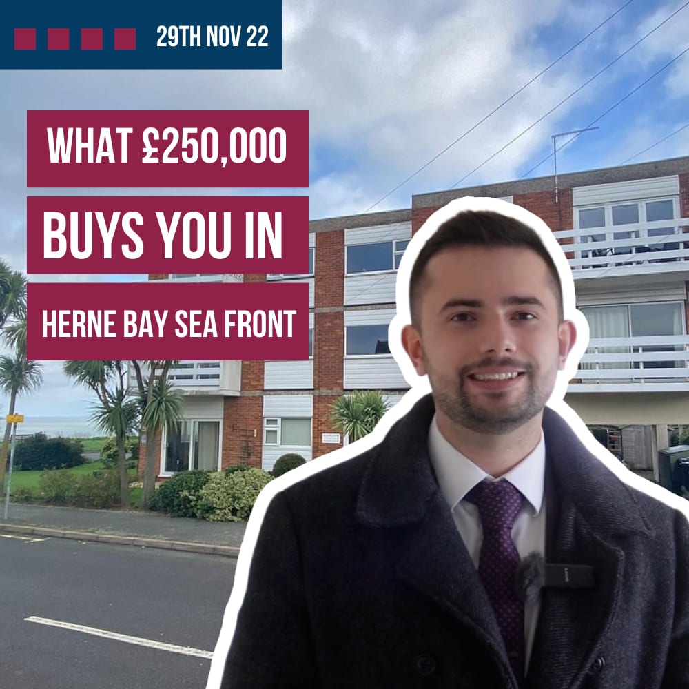 What £250,000 Buys You Along Herne Bay Sea Front David Clarke Estate